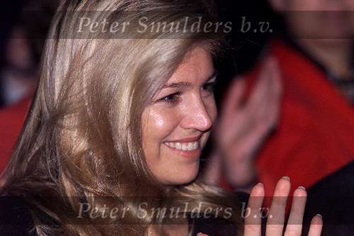 Amsterdam 11 december 2001
Uitreiking prijs van het Prins Claus fonds in het paleis op de dam.Prinses Maxima.