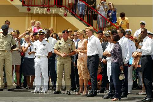 Curacao 12 augustus 2002
Prins Willem Alexander en Prinses Maxima op Curacao