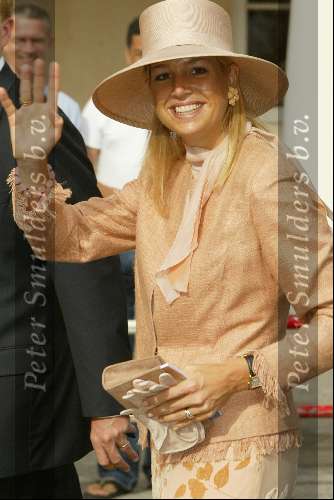 Curacao 12 augustus 2002
Prinses Maxima op Curacao
