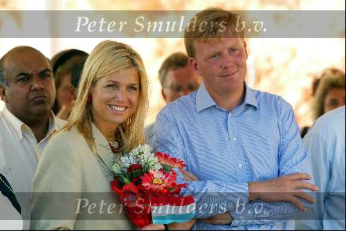 Curacao 12 augustus 2002
Prins Willem Alexander en Prinses Maxima op Curacao