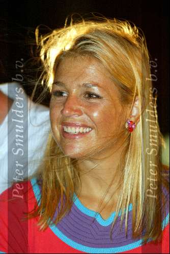 Curacao 12 augustus 2002
Prinses Maxima op Curacao