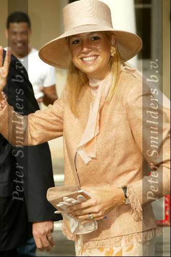 Curacao 12 augustus 2002
Prinses Maxima op Curacao
