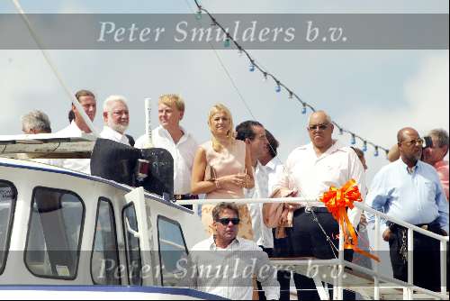 Curacao 12 augustus 2002
Prins Willem Alexander en Prinses Maxima op Curacao