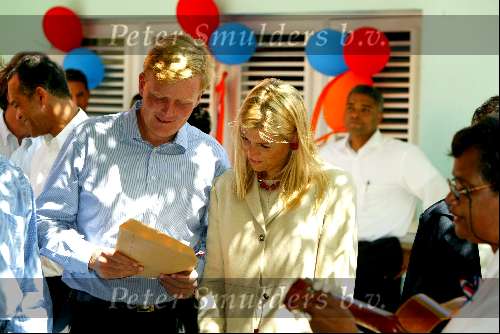 Curacao 12 augustus 2002
Prins Willem Alexander en Prinses Maxima op Curacao