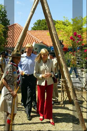 Curacao 12 augustus 2002
Prins Willem Alexander en Prinses Maxima op Curacao