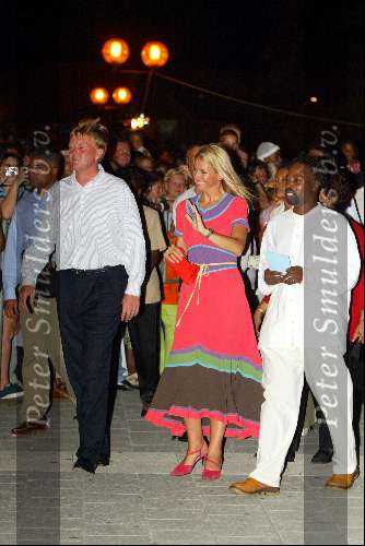 Curacao 12 augustus 2002
Prins Willem Alexander en Prinses Maxima op Curacao