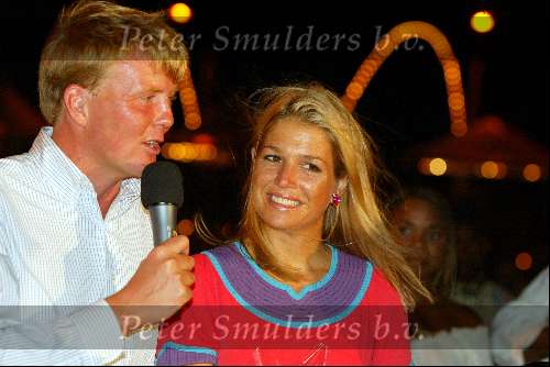 Curacao 12 augustus 2002
Prins Willem Alexander en Prinses Maxima op Curacao