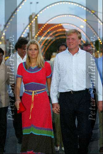 Curacao 12 augustus 2002
Prins Willem Alexander en Prinses Maxima op Curacao
