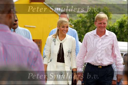 Curacao 13 augustus 2002
Prins Willem Alexander en Prinses Maxima