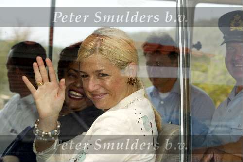Curacao 13 augustus 2002
Prinses Maxima op Curacao