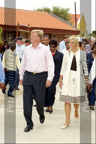 Curacao 13 augustus 2002
Prins Willem Alexander en Prinses Maxima