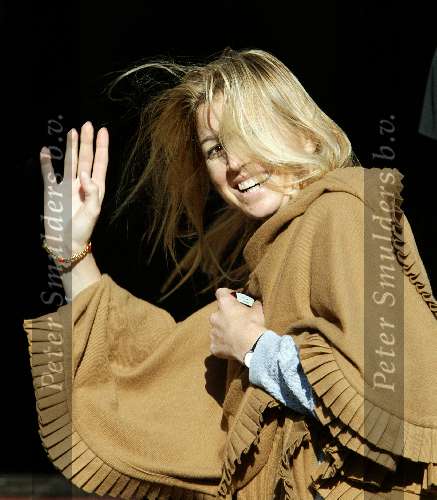 Amsterdam 14 mei 2003
Maxima bij aankomst op paleis de dam