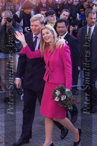 Utrecht 14 November 2001
Prins Willem Alexander en Prinses Maxima bezoeken Utrecht