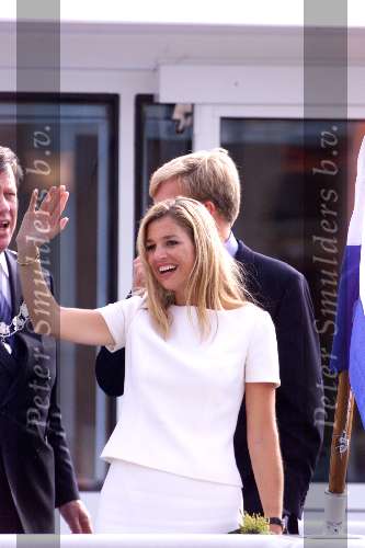 Rotterdam 15 Oktober 2001
Maxima en Prins Willem Alexander bezoeken Rotterdam
Burgemeester Opstelten