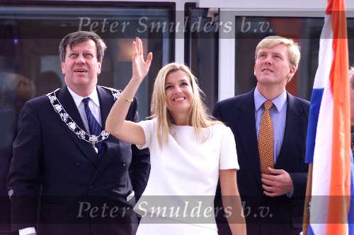 Rotterdam 15 Oktober 2001
Maxima en Prins Willem Alexander bezoeken Rotterdam
Burgemeester Opstelten