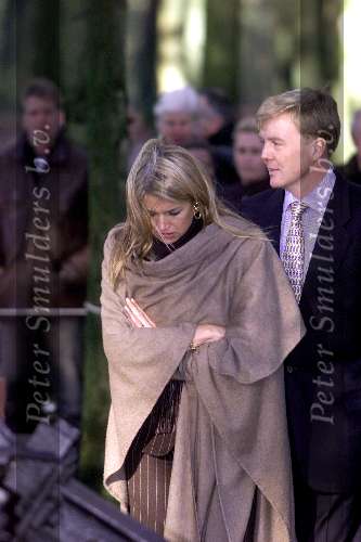 Assen 15 November 2001
Maxima bezoekt samen met Prins Willem Alexander de provincie Drente