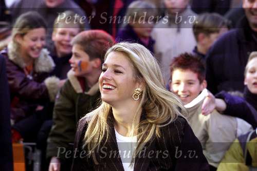 Assen 15 November 2001
Maxima bezoekt de provincie Drente
