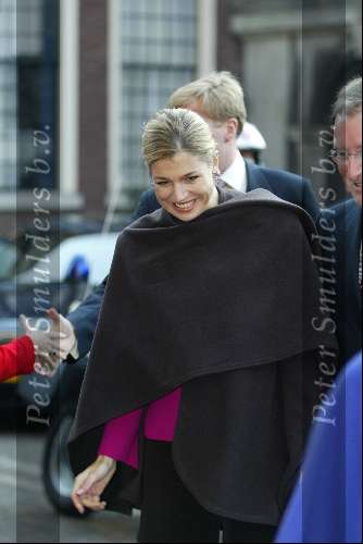 Den Haag 11 december 2002
Prinses Maxima  bij uitreiking van de Prins Claus prijzen