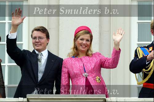 Den Haag16 september 2003
Prinsjes dag 2003.  
Maxima en Prins Constantijn