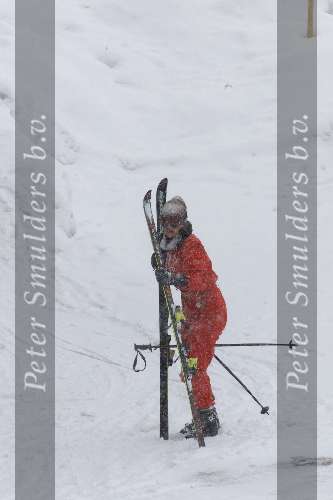 Zurs 17 februari 2001
Maxima tijdens haar wintersportvakantie