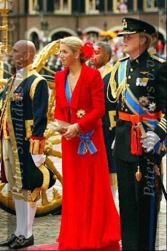 Den Haag 17 september 2002
Prinsjesdag met  Prins Willem Alexanderen Prinses Maxima