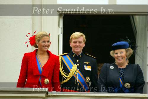 Den Haag 17 september 2002
Prinsjesdag met Koningin Beatrix, Prins Willem Alexander, en Prinses Maxima