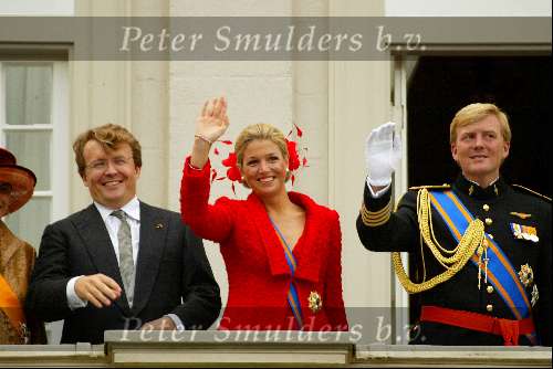 Den Haag 17 september 2002
Prinsjesdag met Prins Willem AlexanderPrinses Maxima, en Prins Friso