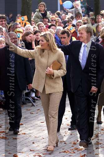 Flevoland 17 Oktober 2001
Prins Willem Alexander en Maxima bezoeken Flevoland