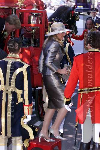 Den Haag 19 mei 2001
Laurentien Brinkhorst en Prins Constantijn trouwen voor de kerk.Maxima en Prins Willem Alexander