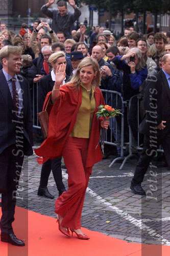 Arnhem 19 september 2001
Maxima en Prins Willem Alexander bezoeken
Gelderland.