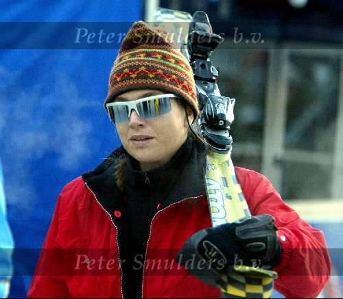 Lech 20  februari 2003
Maxima in Lech op wintersport