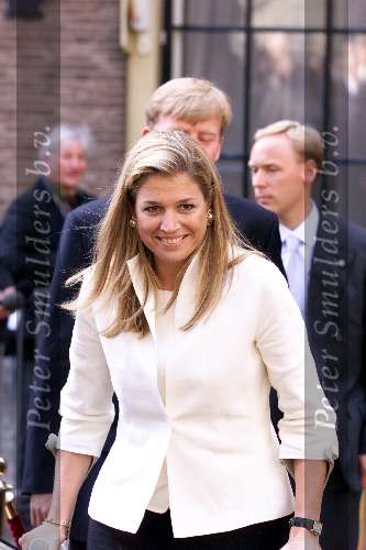 Den Haag 22 juni 2001
Prins Willem Alexander en Maxima bezoeken de ministerraad op het binnenhof.
Wim Kok en zijn vrouw Rita Kok ontvangen hen.