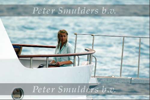 Porte Ercole 23 juli 2002
Prinses Maxima aan boord van  de Jumbo VI