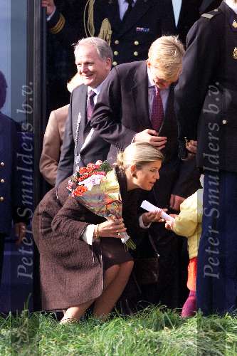 Zeeland 25 Oktober 2001
Prins Willem Alexander en Maxima bezoeken Zeeland