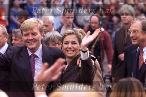 Zeeland 25 OKTOBER 2001
Prins Willem Alexander en Maxima bezoeken Zeeland