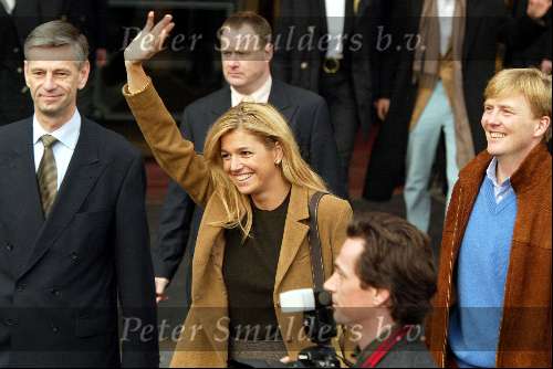 Scheveningen 27 januari 2002
Brunch van Maxima en Prins Willem Alexander in het Kurhaus.