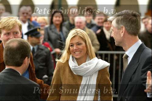 Scheveningen 27 januari 2002
Brunch van Maxima en Prins Willem Alexander in het Kurhaus.