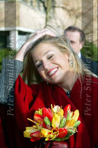 Leeuwarden 27 januari 2003
Prinses Maxima bezoekt Fries Historisch en letterkunding Centrum.