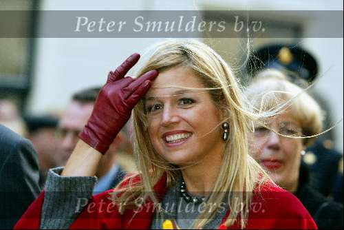 Leeuwarden 27 januari 2003
Prinses Maxima bezoekt Fries Historisch en letterkunding Centrum.