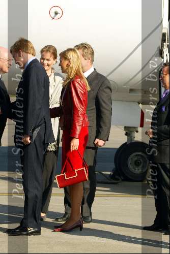 Charleroi 28 maart 2002
Prinses Maxima en Prins Willem Alexander op bezoek bij Prins Philip en prinses Mathilde