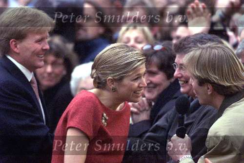 Den Haag 30 maart 2001
Verloving Prins Willem Alexander met Maxima
Rick Nieman intervieuwt Maxima
