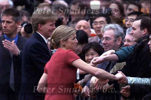 Den Haag 30 maart 2001
Verloving Prins Willem Alexander met Maxima