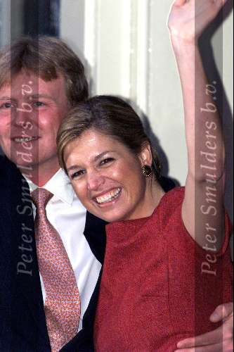 Den Haag 30 maart 2001
Verloving Prins Willem Alexander met Maxima