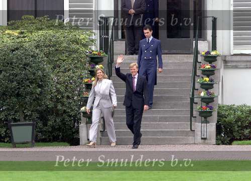 Soestdijk 30 april 2001
t.g.v. 92e verjaardag Prinses Juliana
Maxima en Prins Willem Alexander