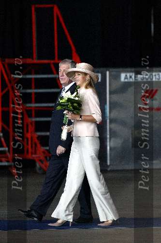 Schiphol 30 mei 2003
Maxima doopt Martinair vliegtuig prinses Maxima