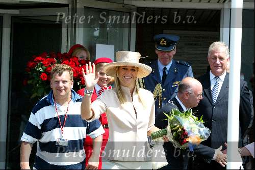Schiphol 30 mei 2003
Maxima doopt Martinair vliegtuig prinses Maxima
