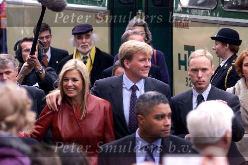 Den Haag 31 oktober 2001
Prins Willem Alexander en Maxima bezoeken Den Haag.