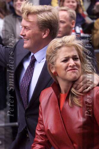 Den Haag 31 oktober 2001
Prins Willem Alexander en Maxima bezoeken Den Haag.