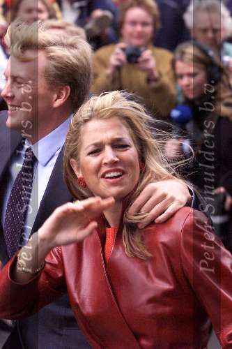 Den Haag 31 oktober 2001
Prins Willem Alexander en Maxima bezoeken Den Haag.