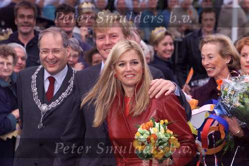 Den Haag 31 oktober 2001
Prins Willem Alexander en Maxima bezoeken Den Haag.